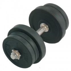 STAG Dumbells Rubber Heavy Duty, Adjustable Plates, Chromium Rod 1-10Kgs. (Per Kg)